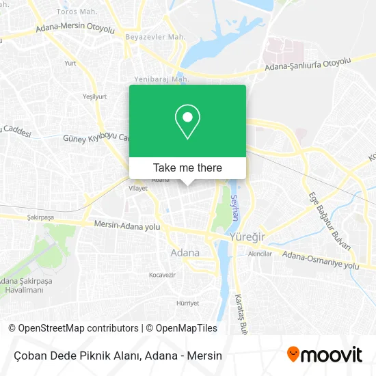 Çoban Dede Piknik Alanı map