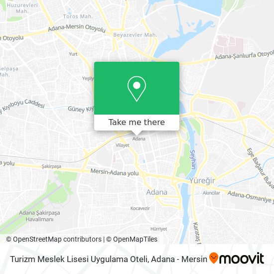 Turizm Meslek Lisesi Uygulama Oteli map