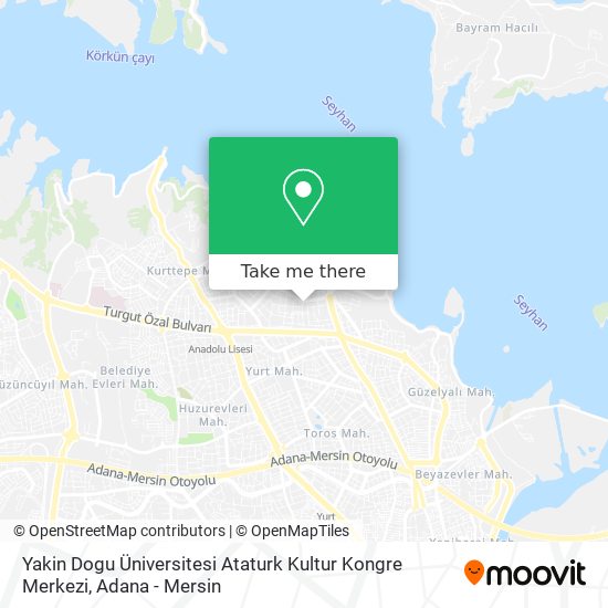 Yakin Dogu Üniversitesi Ataturk Kultur Kongre Merkezi map