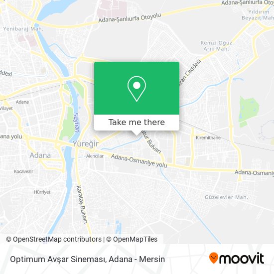 Optimum Avşar Sineması map