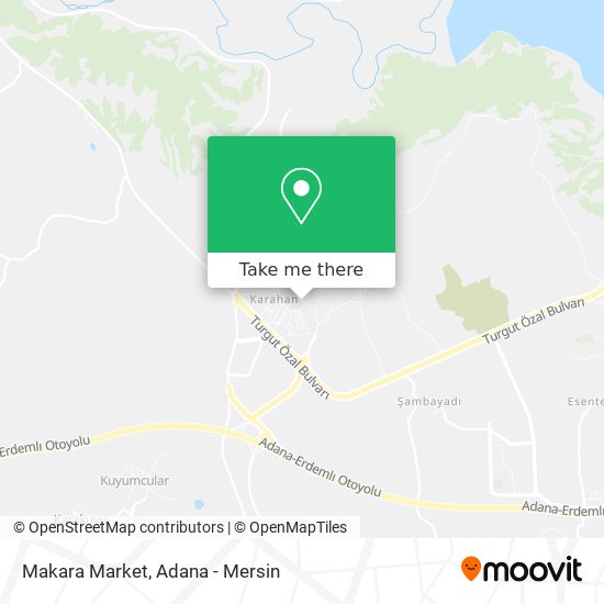 Makara Market map