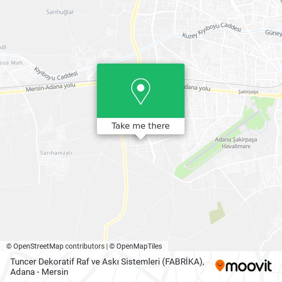 Tuncer Dekoratif Raf ve Askı Sistemleri  (FABRİKA) map