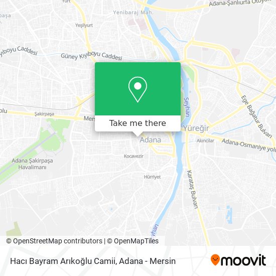 Hacı Bayram Arıkoğlu Camii map