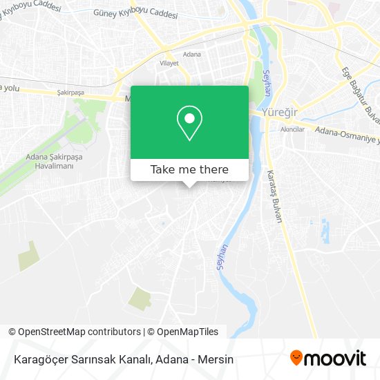 Karagöçer Sarınsak Kanalı map