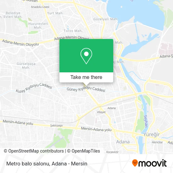 Metro balo salonu map