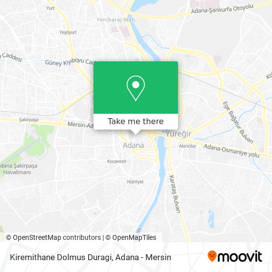 Kiremithane Dolmus Duragi map