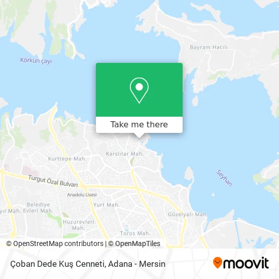 Çoban Dede Kuş Cenneti map