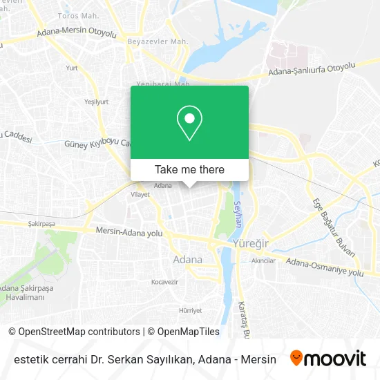 estetik cerrahi Dr. Serkan Sayılıkan map