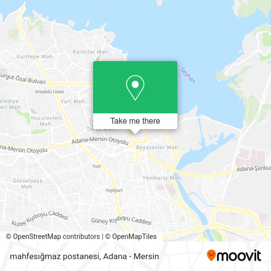 mahfesığmaz postanesi map