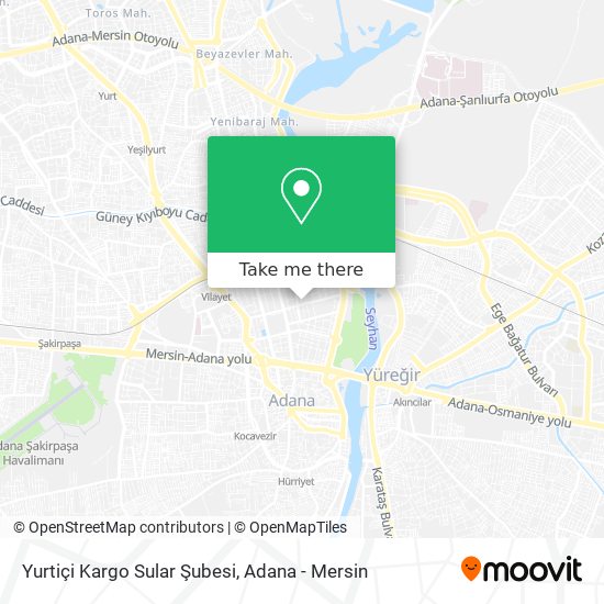 Yurtiçi Kargo Sular Şubesi map
