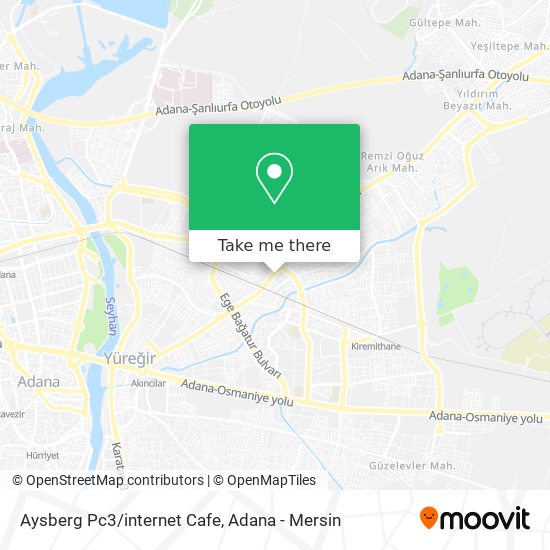 Aysberg Pc3/internet Cafe map