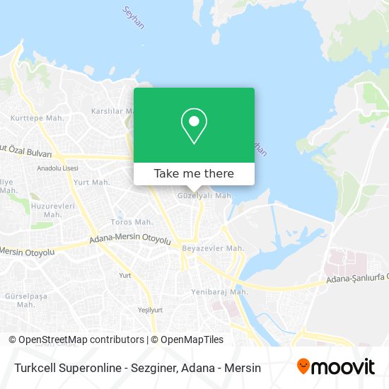 Turkcell Superonline - Sezginer map