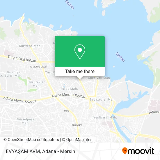 EVYAŞAM AVM map
