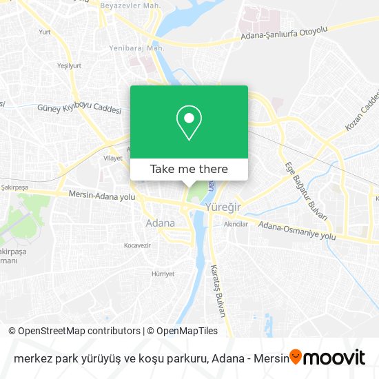 merkez park yürüyüş ve koşu parkuru map