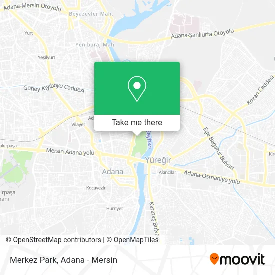 Merkez Park map