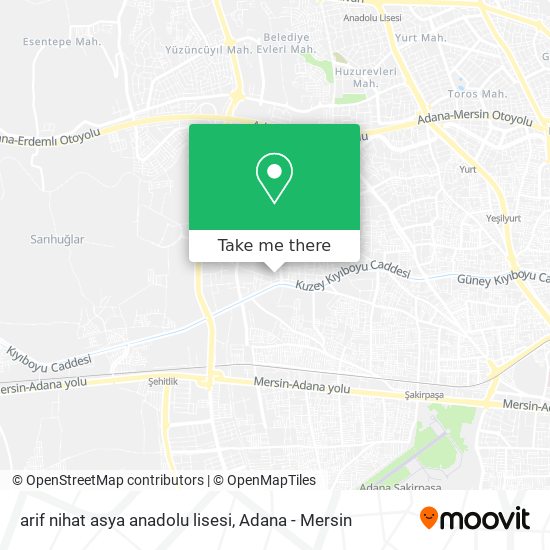 arif nihat asya anadolu lisesi map