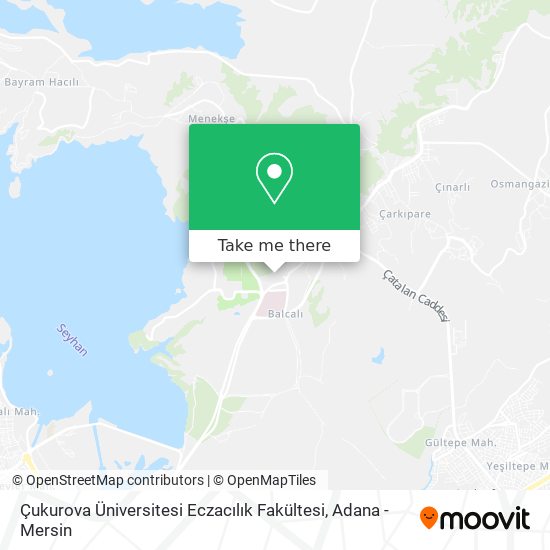 Çukurova Üniversitesi Eczacılık Fakültesi map