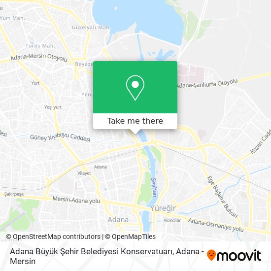 Adana Büyük Şehir Belediyesi Konservatuarı map