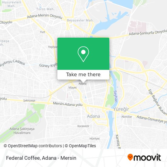 Federal Coffee map