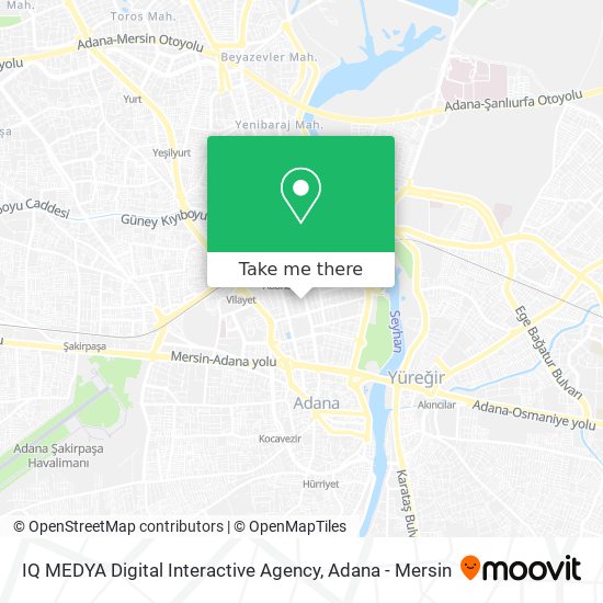 IQ MEDYA Digital Interactive Agency map