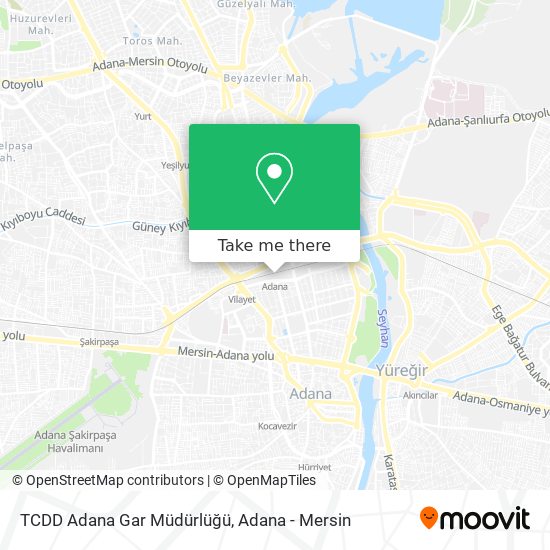 TCDD Adana Gar Müdürlüğü map