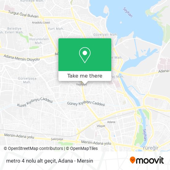 metro 4 nolu alt geçit map