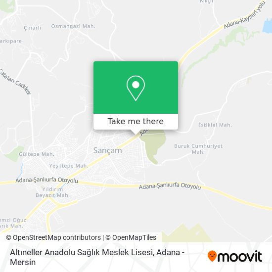 Altıneller Anadolu Sağlık Meslek Lisesi map