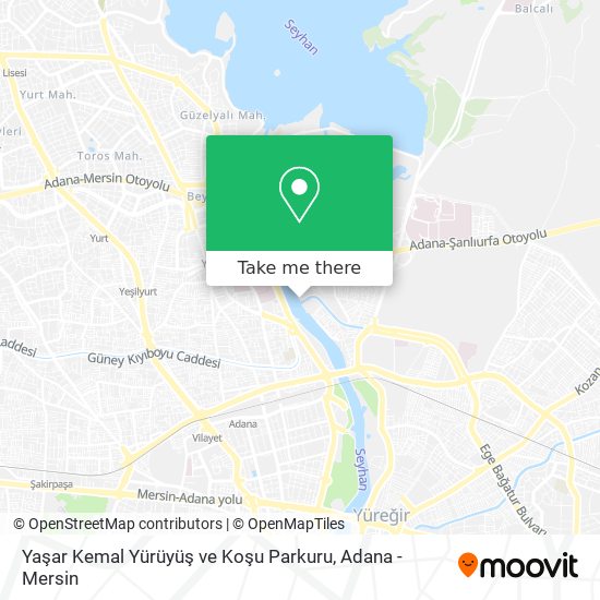 Yaşar Kemal Yürüyüş ve Koşu Parkuru map