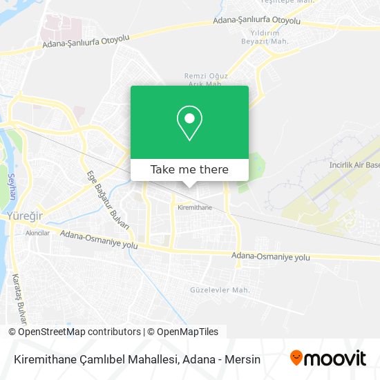 Kiremithane Çamlıbel Mahallesi map