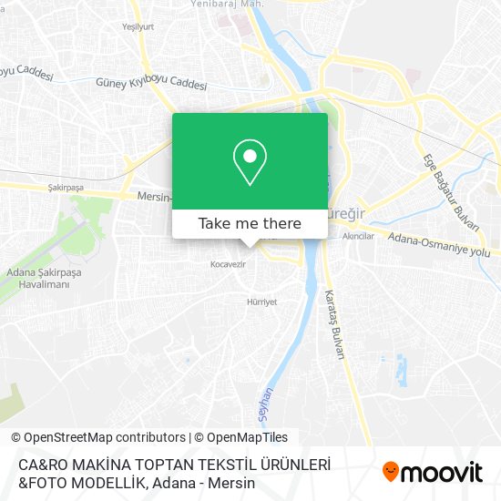 CA&RO MAKİNA TOPTAN TEKSTİL ÜRÜNLERİ &FOTO MODELLİK map