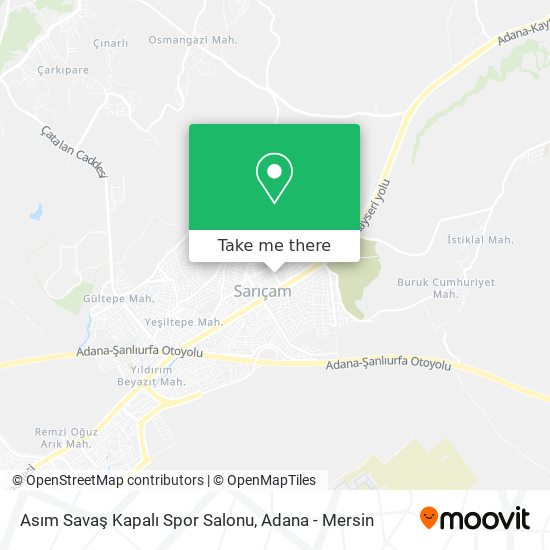 Asım Savaş Kapalı Spor Salonu map