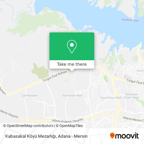 Kabasakal Köyü Mezarlığı map