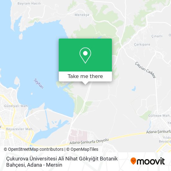 Çukurova Üniversitesi Ali Nihat Gökyiğit Botanik Bahçesi map