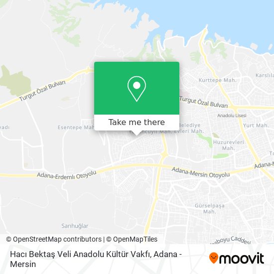 Hacı Bektaş Veli Anadolu Kültür Vakfı map