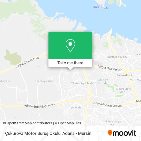 Çukurova Motor Sürüş Okulu map