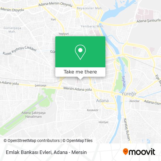 Emlak Bankası Evleri map