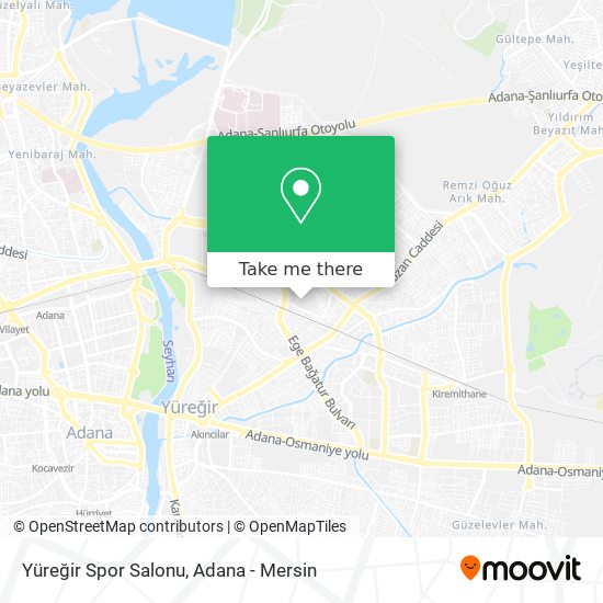 Yüreğir Spor Salonu map