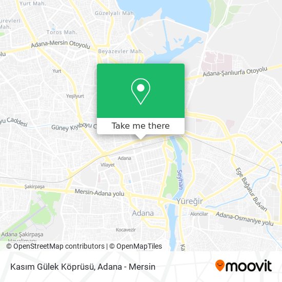 Kasım Gülek Köprüsü map