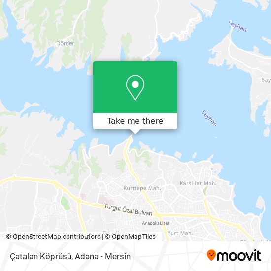 Çatalan Köprüsü map