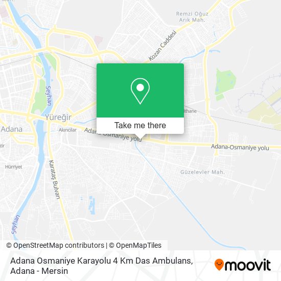Adana Osmaniye Karayolu 4 Km Das Ambulans map