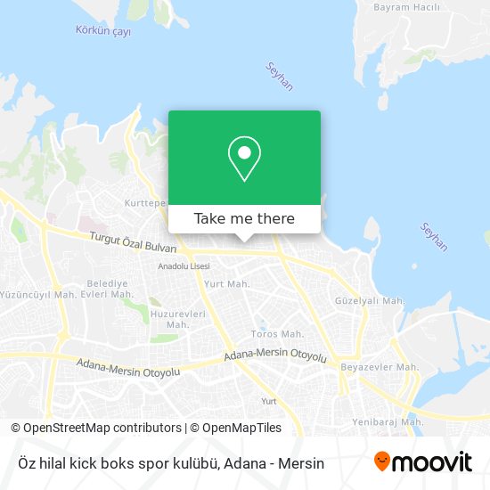 Öz hilal kick boks spor kulübü map