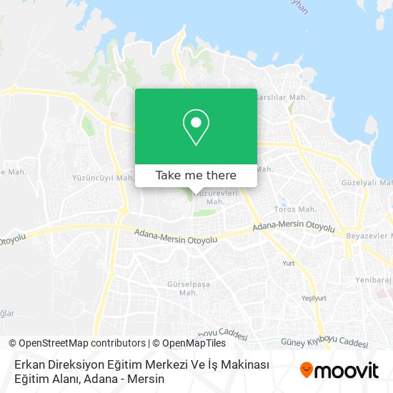 Erkan Direksiyon Eğitim Merkezi Ve İş Makinası Eğitim Alanı map