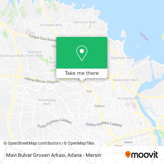 Mavi Bulvar Groseri Arkası map