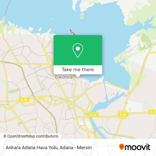 Ankara Adana Hava Yolu map