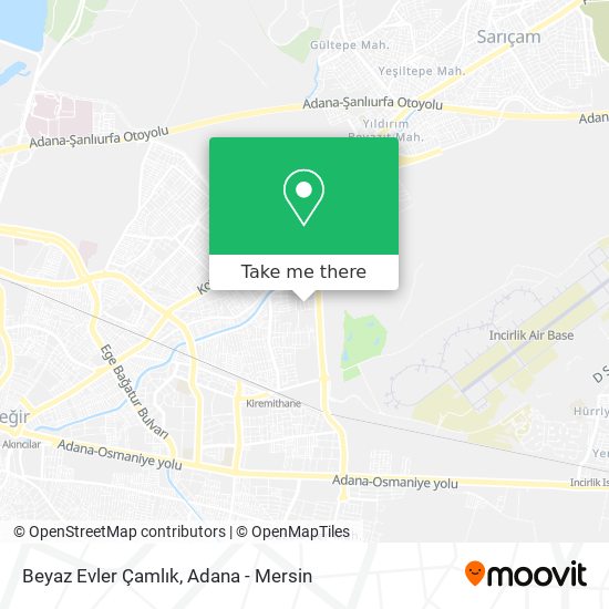 Beyaz Evler Çamlık map