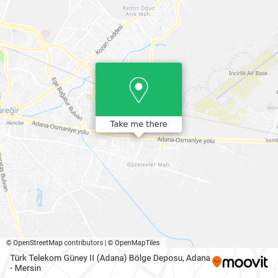 Türk Telekom Güney II (Adana) Bölge Deposu map
