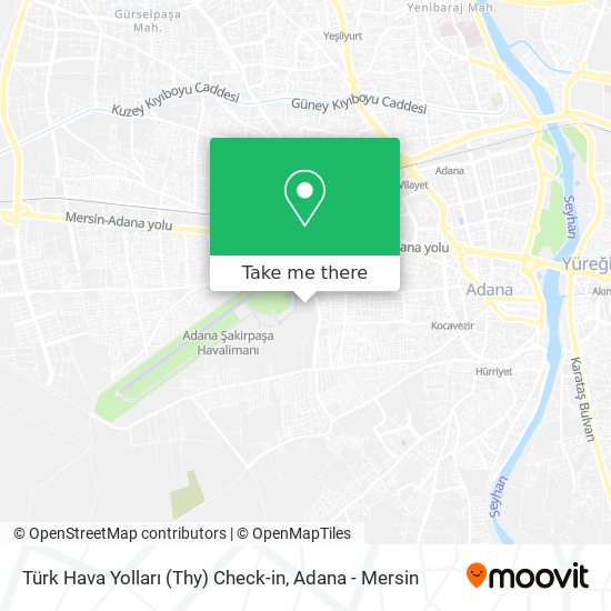 Türk Hava Yolları (Thy) Check-in map