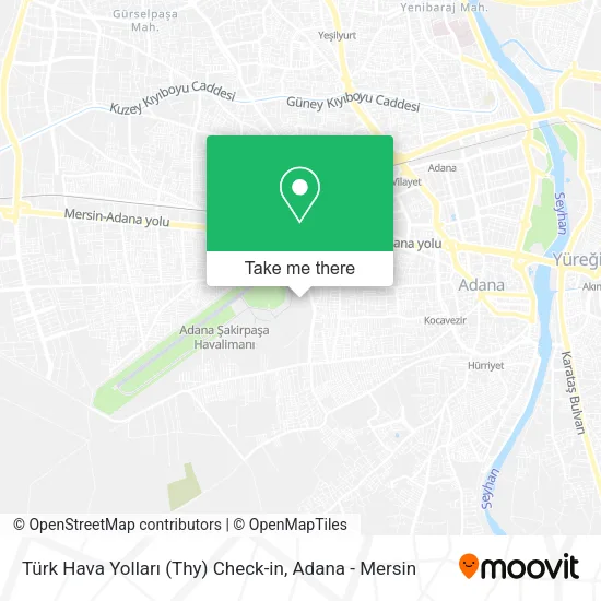 Türk Hava Yolları (Thy) Check-in map