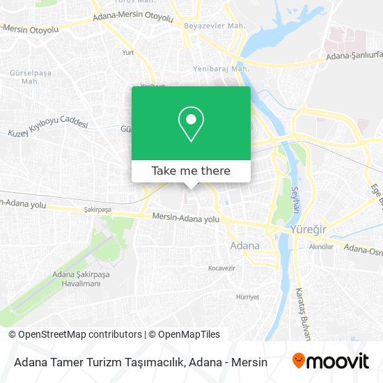 Adana Tamer Turizm Taşımacılık map