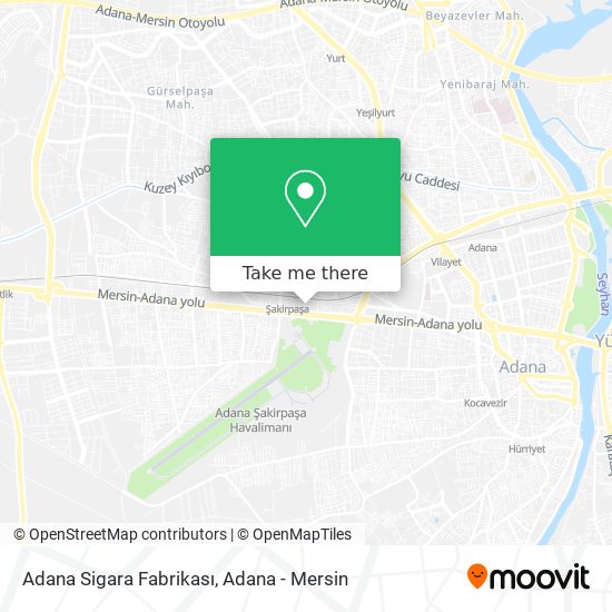 Adana Sigara Fabrikası map